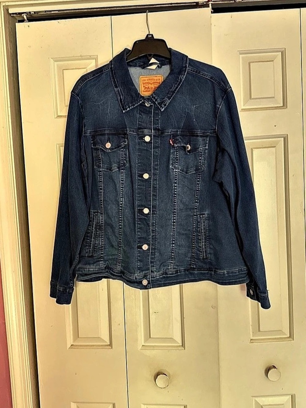 Levi's Ex-Boyfriend Trucker Jacket Blue Size 3X